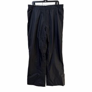 Columbia Womens Storm Surge Rain Pants Size XL Black Packable Lightweight NEW